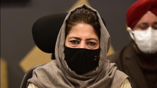 People’s Democratic Party president Mehbooba Mufti said that BJP has wrecked the idea of India. (HT file photo)