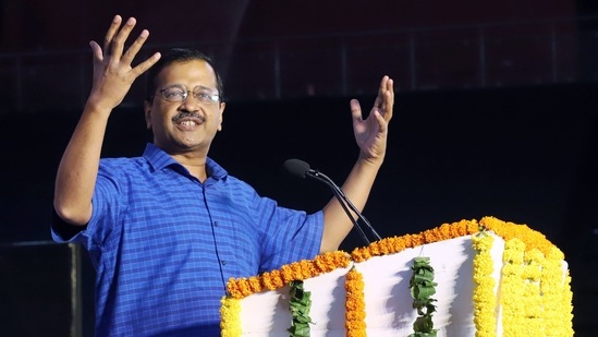 Delhi chief minister Arvind Kejriwal.(HT Photo)