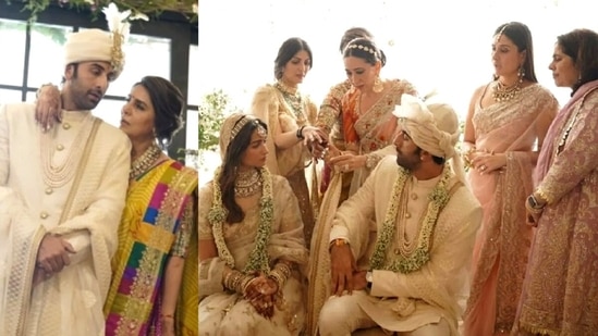 Riddhima Kapoor has shared more inside pictures from Alia Bhatt and Ranbir Kapoor's wedding.&nbsp;