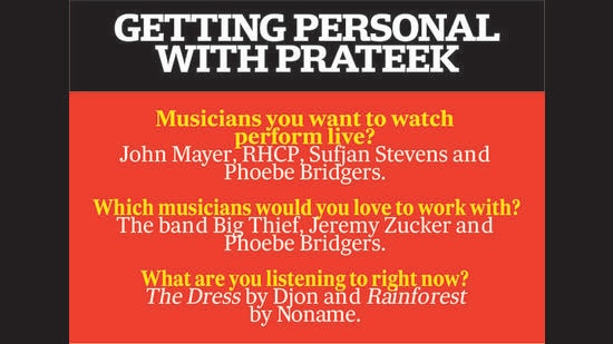 Quick questions with Prateek