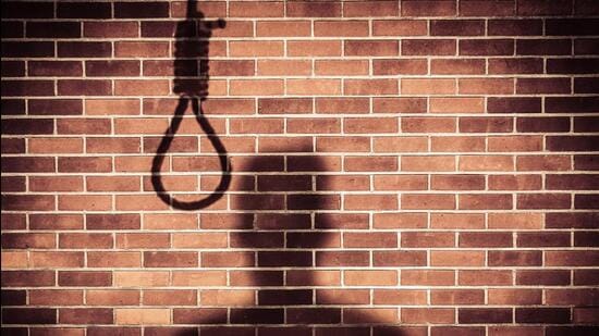 A 63-year-old realtor ended his life by hanging himself from a ceiling fan in his office on Barewal road in Ludhiana. (HT FILE)