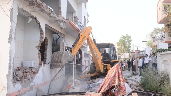 Properties belonging to the accused in Khambhat violence were demolished by the administration. (Representational image) Properties belonging to the accused in Khambhat violence were demolished by the administration. (Representational image)