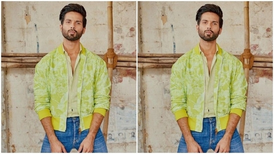 Assisted by hairstylist Aalim Hakim, Shahid sported a gelled dewy hairdo and a trimmed bearded look.(Instagram/@shahidkapoor)