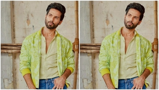 Shahid looked away from the camera as he sported his casual look.(Instagram/@shahidkapoor)