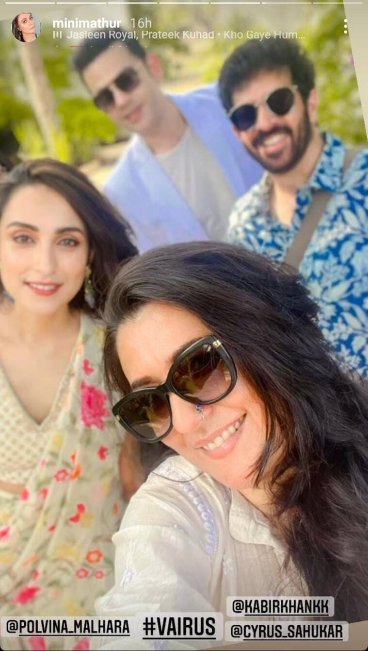 Mini Mathur shares pictures from Cyrus Sahukar and Vaishali Malahara's wedding festivities.