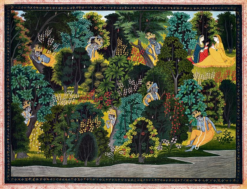 Krishna’s Longing For Radha, from the epic Gita Govinda. (Courtesy Howard Agriesti / The Cleveland Museum of Art) Krishna’s Longing For Radha, from the epic Gita Govinda. (Courtesy Howard Agriesti / The Cleveland Museum of Art)