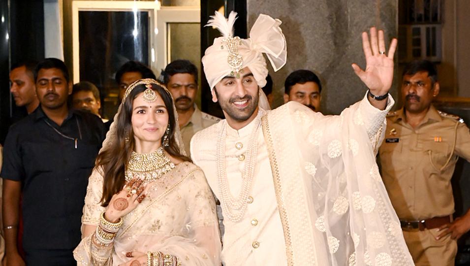 Ranbir Kapoor and Alia Bhatt married on April 14 in Mumbai. Ranbir Kapoor and Alia Bhatt married on April 14 in Mumbai.
