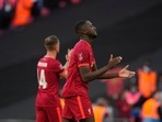 Liverpool's Ibrahima Konate, right, and Liverpool's Jordan Henderson applaud fans at the end of the English FA Cup semifinal(AP) Liverpool's Ibrahima Konate, right, and Liverpool's Jordan Henderson applaud fans at the end of the English FA Cup semifinal(AP)