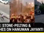 DELHI: STONE-PELTING &amp; CLASHES ON HANUMAN JAYANTI