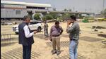 Officials inspecting the BrahMos unit site in Lucknow. (SOURCED IMAGE) Officials inspecting the BrahMos unit site in Lucknow. (SOURCED IMAGE)