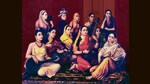 Galaxy of Musicians by Raja Ravi Varma, a rare 19th-century depiction of Indian women across a range of cultures. (Wikimedia Commons)