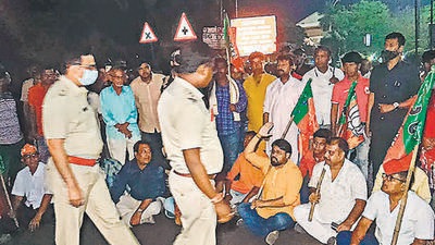 The public programmes is also to signal that the BJP is serious about emerging as an alternative to the ruling TMC in West Bengal. (PTI) The public programmes is also to signal that the BJP is serious about emerging as an alternative to the ruling TMC in West Bengal. (PTI)