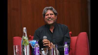 Kapil Dev was in the city to attend a program organised by FICCI Ladies Organisation (FLO). (HT PHOTO)