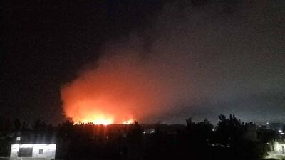 Ludhiana, India — April 16, 2022 : Fire broke out in a main dumping site of MC at Tajpur road in Ludhiana on Saturday, April 16, 2022. (Photo by Gurpreet Singh/Hindustan Times) (Representative Image/HT File)