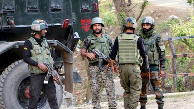 An Army personnel was killed in an encounter between security forces and terrorists in Anantnag district of Jammu and Kashmir on Saturday, police said. (ANI)