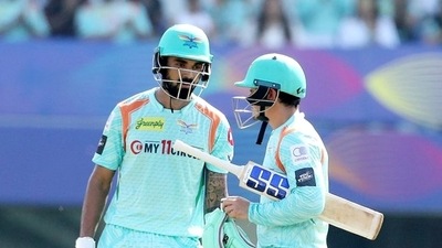 Lucknow Super Giants skipper KL Rahul and Quinton de Kock (Lucknow Super Giants Twitter)