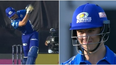 Dewald Brevis against Lucknow Super Giants (Twitter/IPL)