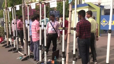 Visuals from the counting centre at Asansol Engineering College in Asansol. (ANI)