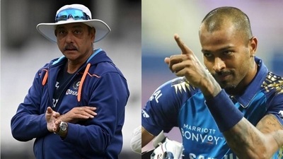 Ravi Shastri; Hardik Pandya Ravi Shastri; Hardik Pandya