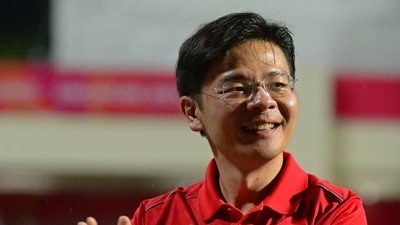 Finance Minister Lawrence Wong.&nbsp; (Reuters via SINGSOC)