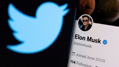 Elon Musk, a prolific tweeter with 82 million followers on Twitter, had no immediate reaction to the company's poison pill. (Reuters)