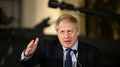 British Prime Minister Boris Johnson. (REUTERS)