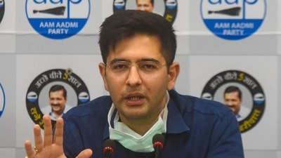 AAP leader Raghav Chadha. (HT File Photo) AAP leader Raghav Chadha. (HT File Photo)