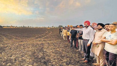 Chhajjawal , Talwandi, Rajoana, Rajoana Khurd and Heran villages in Ludhiana were among the worst affected. (HT PHOTO) Chhajjawal , Talwandi, Rajoana, Rajoana Khurd and Heran villages in Ludhiana were among the worst affected. (HT PHOTO)