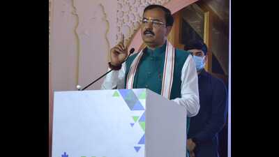 Maurya also spoke about the toilets that the BJP government helped build in rural areas. (Sourced) Maurya also spoke about the toilets that the BJP government helped build in rural areas. (Sourced)