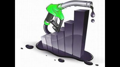 NCP’s urban cell head Nitin Kadam did agitation in front of Bhapkar Petrol pump on Satara road against fuel price hike. (REPRESENTATIVE IMAGE)