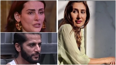 Teejay Sidhu is upset with Mandana Karimi for her statements on Kaaranvir Bohra. Teejay Sidhu is upset with Mandana Karimi for her statements on Kaaranvir Bohra.