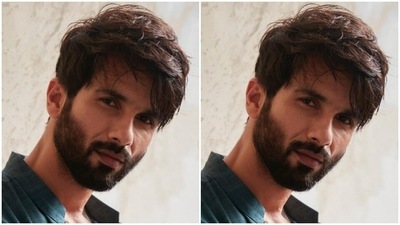 Styled by fashion stylist Anisha Jain, Shahid sported a messy short hairdo and a trimmed bearded look. (Instagram/@shahidkapoor)