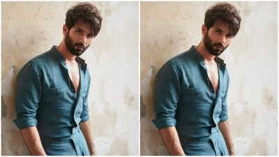 “Oh hello Arjun,” Mrunal Thakur referred to Shahid as his character’s name in Jersey and dropped by in his comment section. (Instagram/@shahidkapoor)