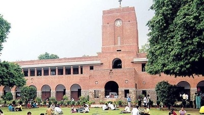 A file photo of Delhi University’s St Stephen's college. (RIshi Ballabh/HT Photo)