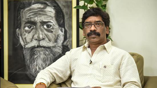The matter pertains to granting of an in-principle approval for stone quarrying lease in Hemant Soren’s name on a government land on the outskirts of the state capital. (PTI)