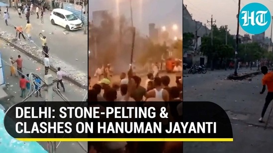 Clashes on Hanuman Jayanti in Delhi - Amit Shah speaks to cops, CM urges peace
