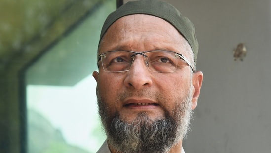 AIMIM MP Asaduddin Owaisi.(PTI)