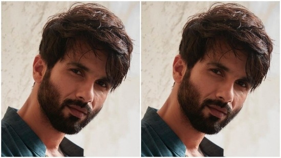 Styled by fashion stylist Anisha Jain, Shahid sported a messy short hairdo and a trimmed bearded look.(Instagram/@shahidkapoor)