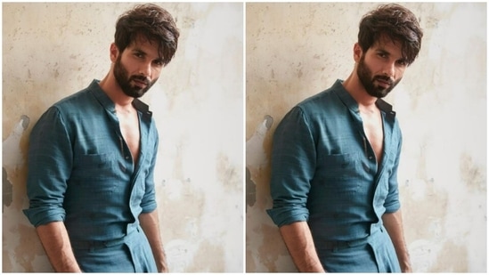 “Oh hello Arjun,” Mrunal Thakur referred to Shahid as his character’s name in Jersey and dropped by in his comment section.(Instagram/@shahidkapoor)