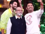 Shahid Kapoor, Pankaj Kapur on the sets of The Kapil Sharma Show. Shahid Kapoor, Pankaj Kapur on the sets of The Kapil Sharma Show.