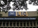 An exterior view of Life Insurance Corporation of India's (LIC) headquarters, in Mumbai.