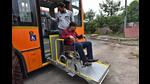 According to officials, the buses will be equipped with a lift that will help the disabled enter inside on a wheelchair. (Picture for representation /HT PHOTO) According to officials, the buses will be equipped with a lift that will help the disabled enter inside on a wheelchair. (Picture for representation /HT PHOTO)
