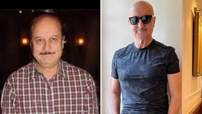 Anupam Kher shared a photo of his physical transformation. Anupam Kher shared a photo of his physical transformation.