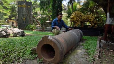 The cast iron structures are currently inside the Lion’s Children Park in Ghatkopar (East) (Satish Bate/HT PHOTO) The cast iron structures are currently inside the Lion’s Children Park in Ghatkopar (East) (Satish Bate/HT PHOTO)