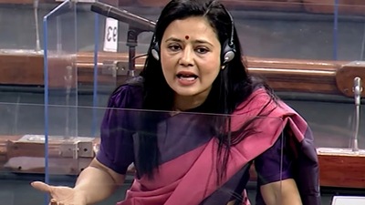Trinamool Congress MP Mahua Moitra. (ANI file) Trinamool Congress MP Mahua Moitra. (ANI file)