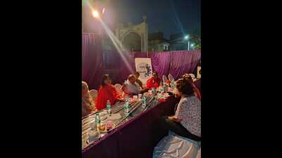 All India Muslim Women Personal Law Board president Shaista Amber organised the Roza Iftar at Ambar mosque (Sourced)