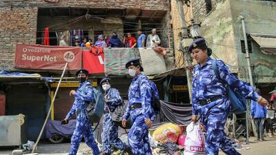 Though police forces which rushed to the spot dispersed the warring groups within a couple of hours, the stone pelting continued on Sunday morning, too, leading to a tense situation. (PTI) Though police forces which rushed to the spot dispersed the warring groups within a couple of hours, the stone pelting continued on Sunday morning, too, leading to a tense situation. (PTI)