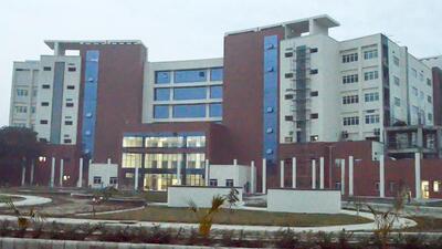 The Homi Bhabha Cancer Hospital & Research Centre is coming up at Medicity in New Chandigarh (Mullanpur). (HT File) The Homi Bhabha Cancer Hospital & Research Centre is coming up at Medicity in New Chandigarh (Mullanpur). (HT File)