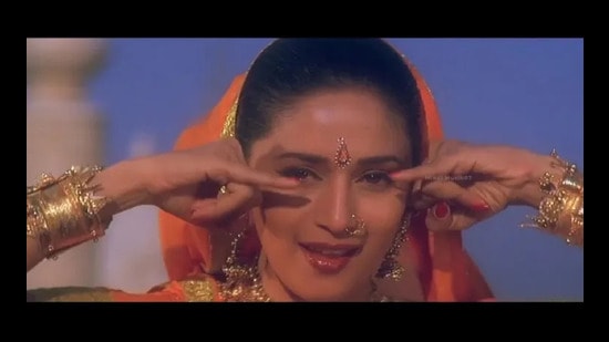 Madhuri Dixit Nene in the song Sanson Ki Mala Pe from Koyla (1997)