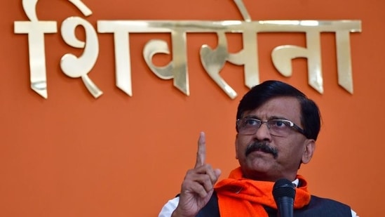 Shiv Sena leader Sanjay Raut.&nbsp;(HT file )